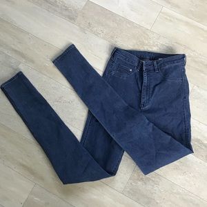 High-Waist Denim Jeggings